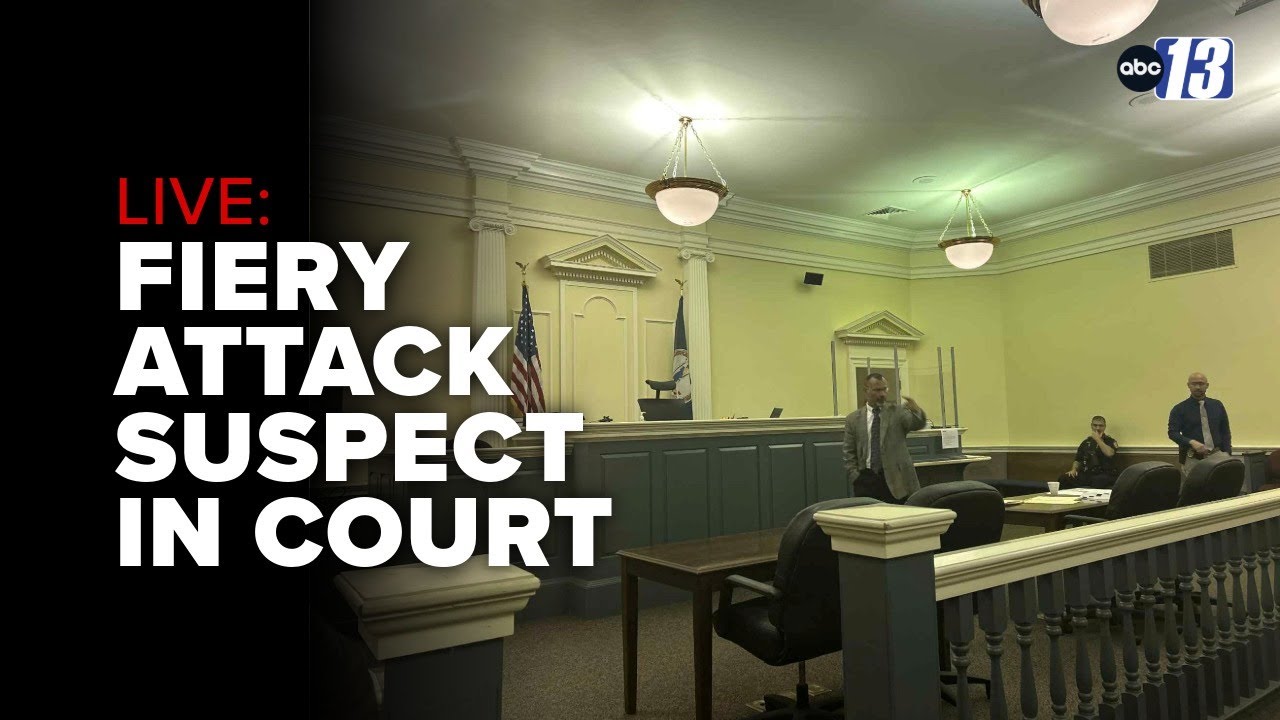 LIVE: Suspect in fiery attack of Danville councilman appears in court