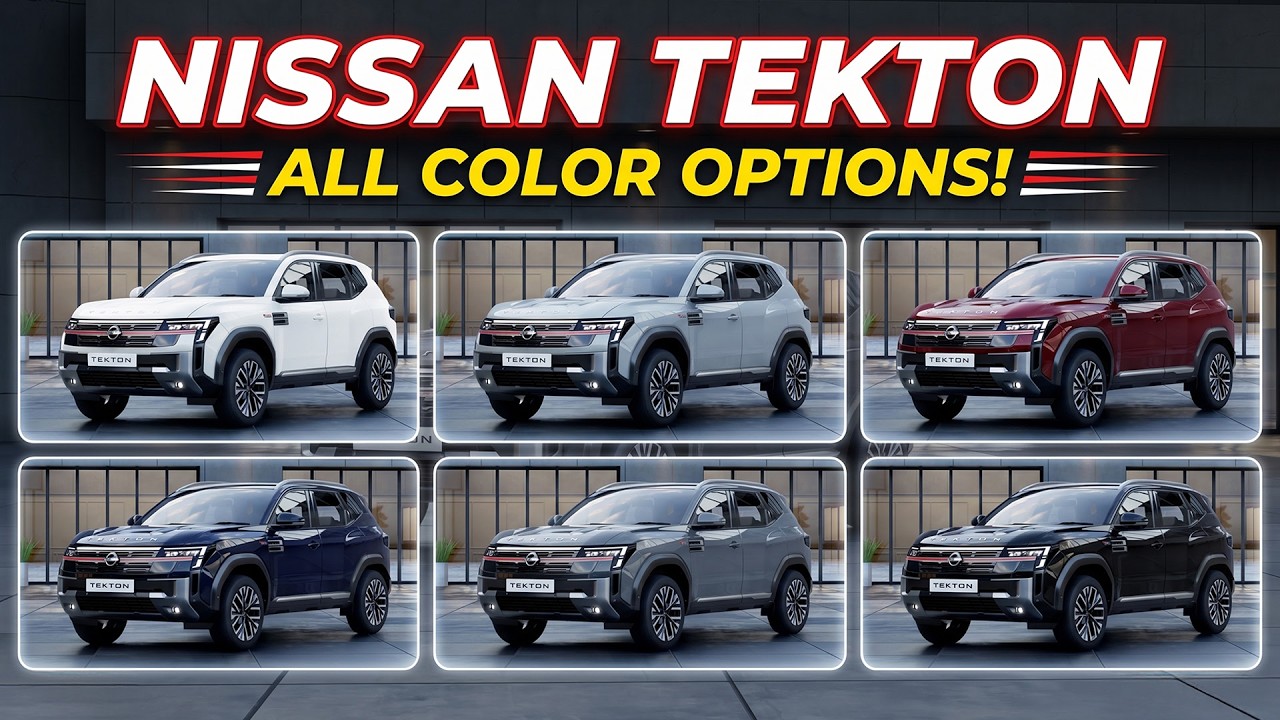 2026 Nissan Tekton Colours - All 11 Options - Images | AUTOBICS