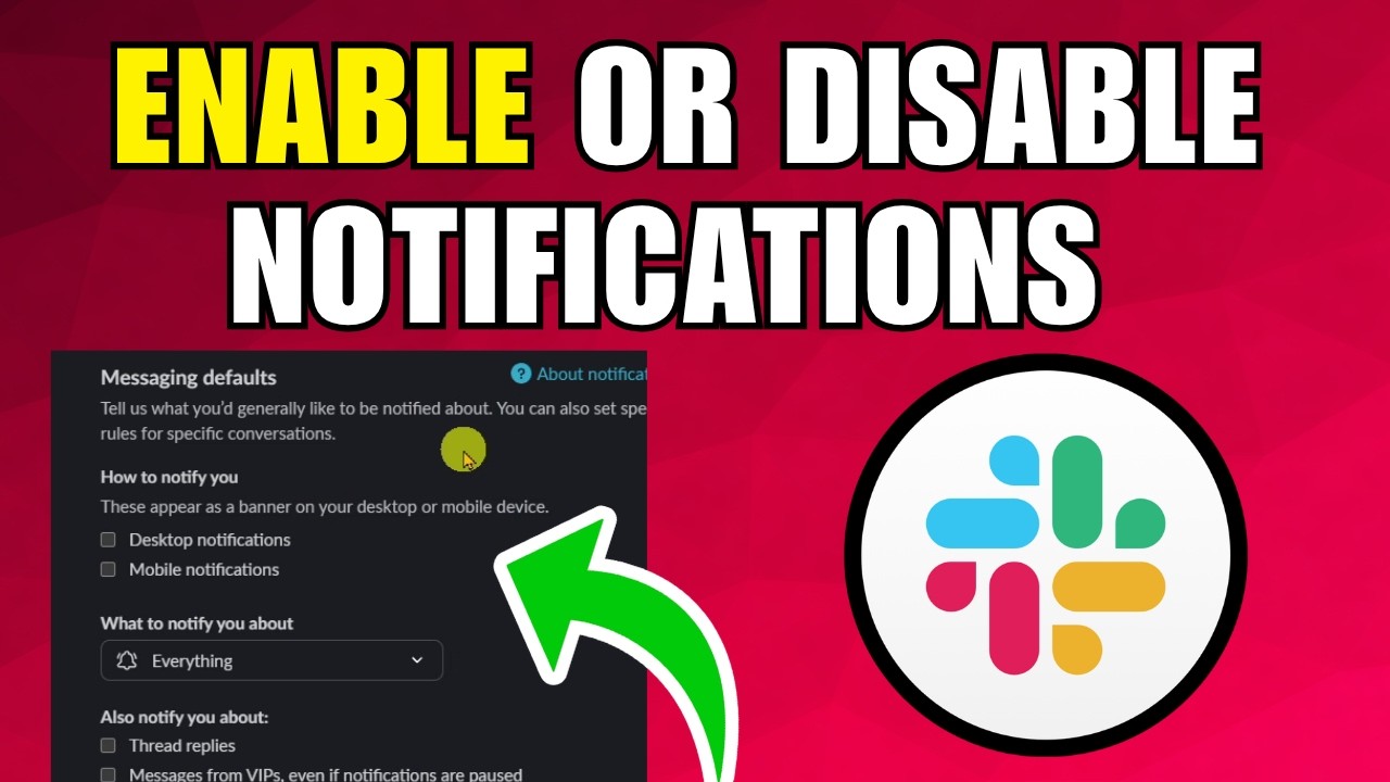 How To Enable Or Disable Slack Notifications (Updated) (2026)