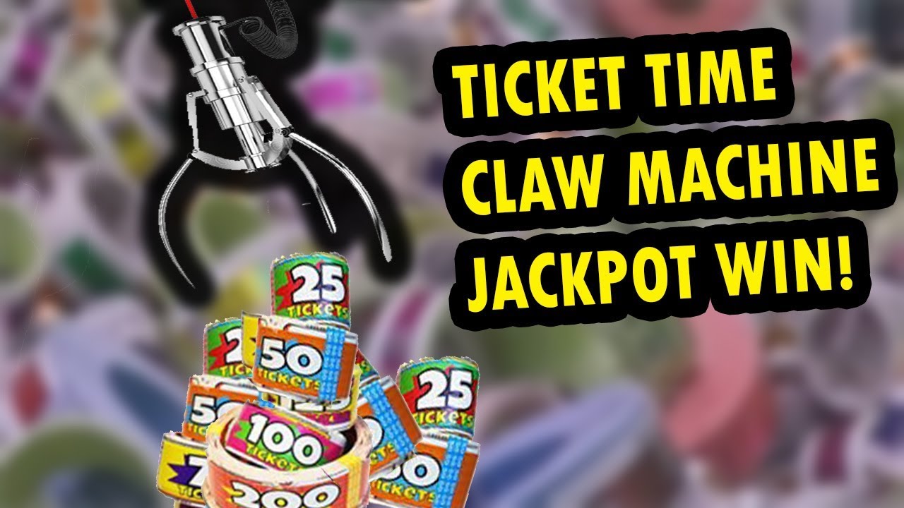 TICKET TIME CLAW MACHINE JACKPOT WINNER! Big Arcade Jackpot Win! Winning Tickets @ Game Lab | Jdevy
