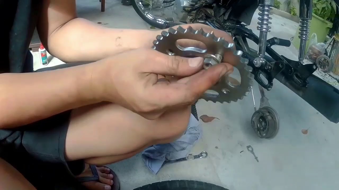 Honda tmx 125 alpha Sprocket combination, installation,performance P1