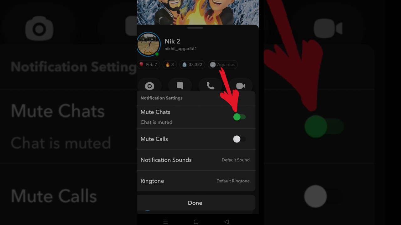 how to mute someone on snapchat | snapchat chat ko mute kaise kare #snapchat