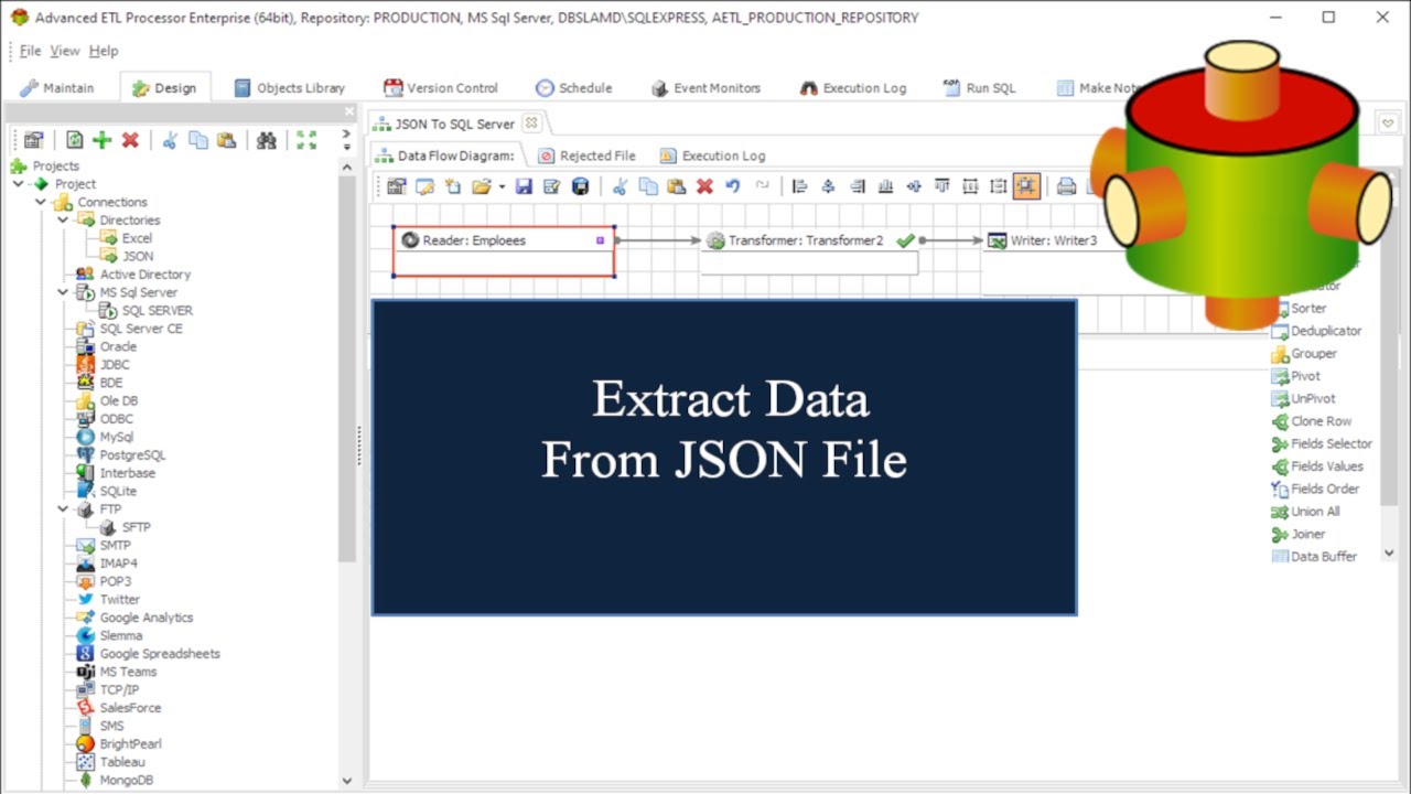Extracting Data From JSON Files  | Advanced ETL Processor Tutorial 🎥