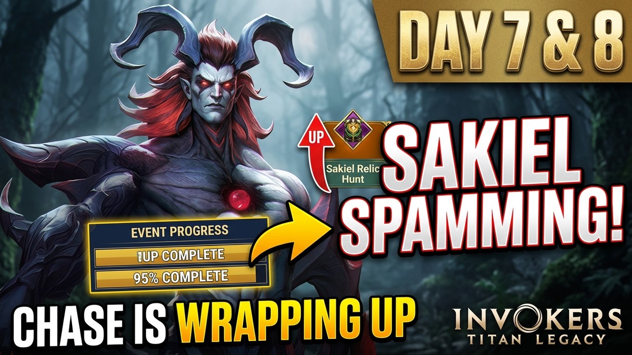 Invokers: Titan Legacy &mdash; День 7 и 8 / Спам Сакиэля / Моя погоня за Гримналлом подходит к концу
