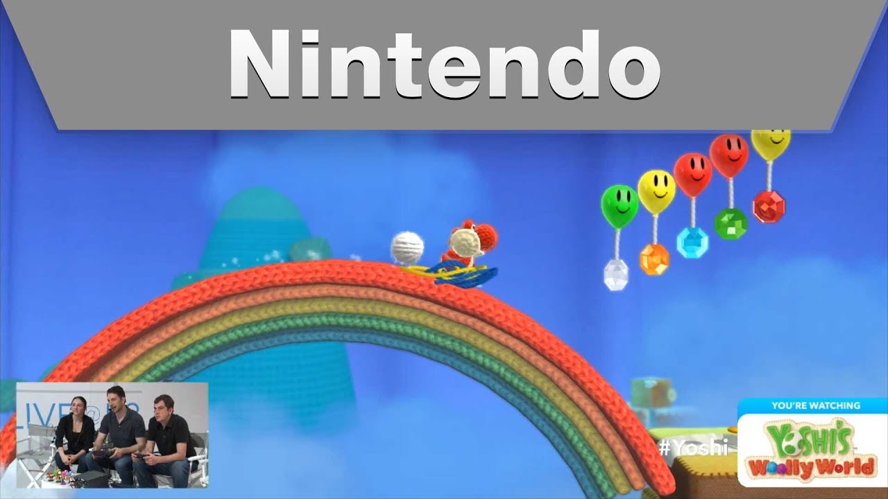 Nintendo Treehouse Live @ E3 2015 Day 3 Yoshi's Woolly World