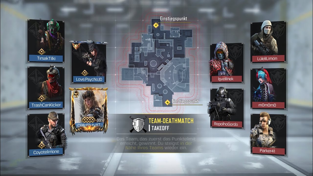 ✨💯✨Call of Duty mobile💢„Takeoff“ Team Deathmatch, ✨🥇1st.✨💥GRANDMASTER V💥🌟 Season 6/ USS 9