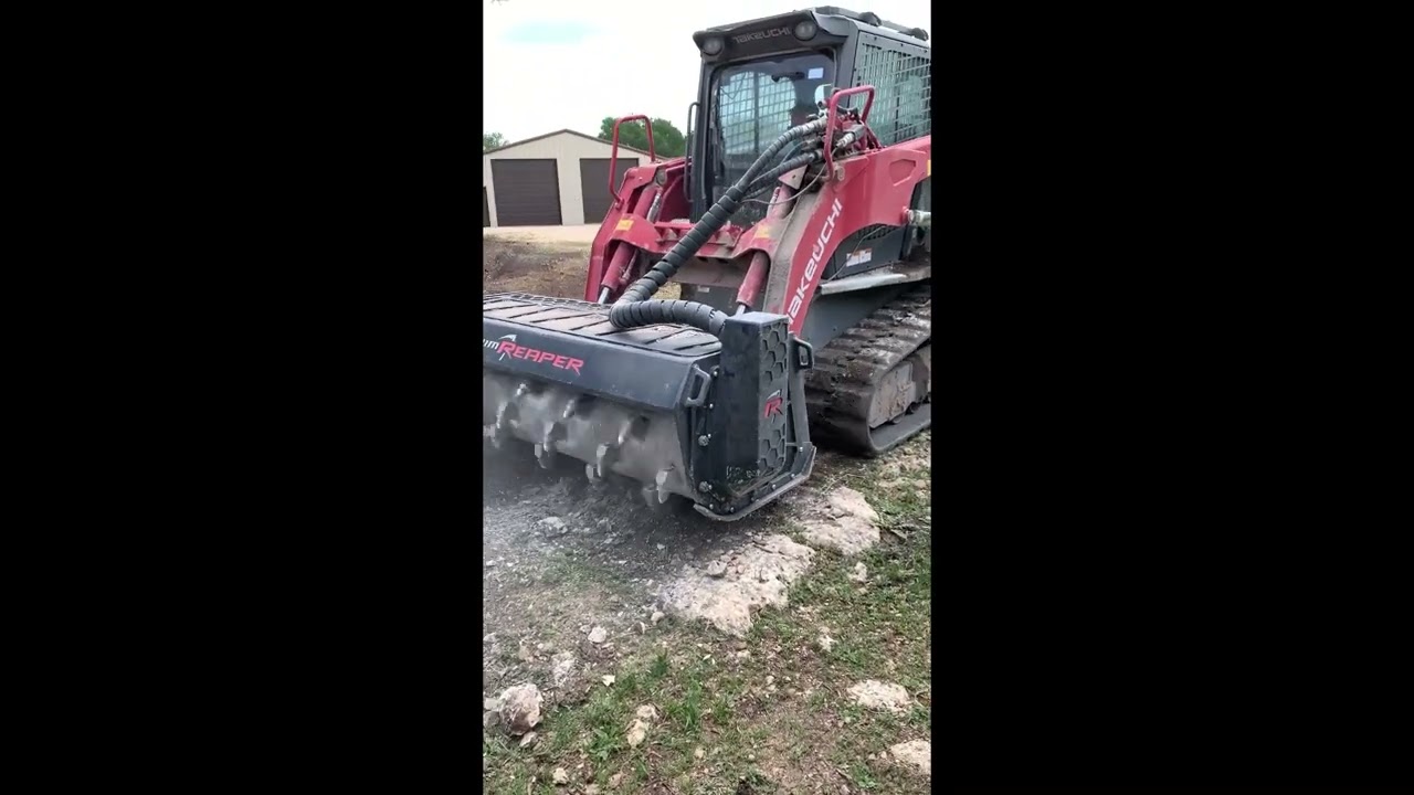 Grim Reaper Rock Crushing Head Roughing and Finishing Large Embedded Rock