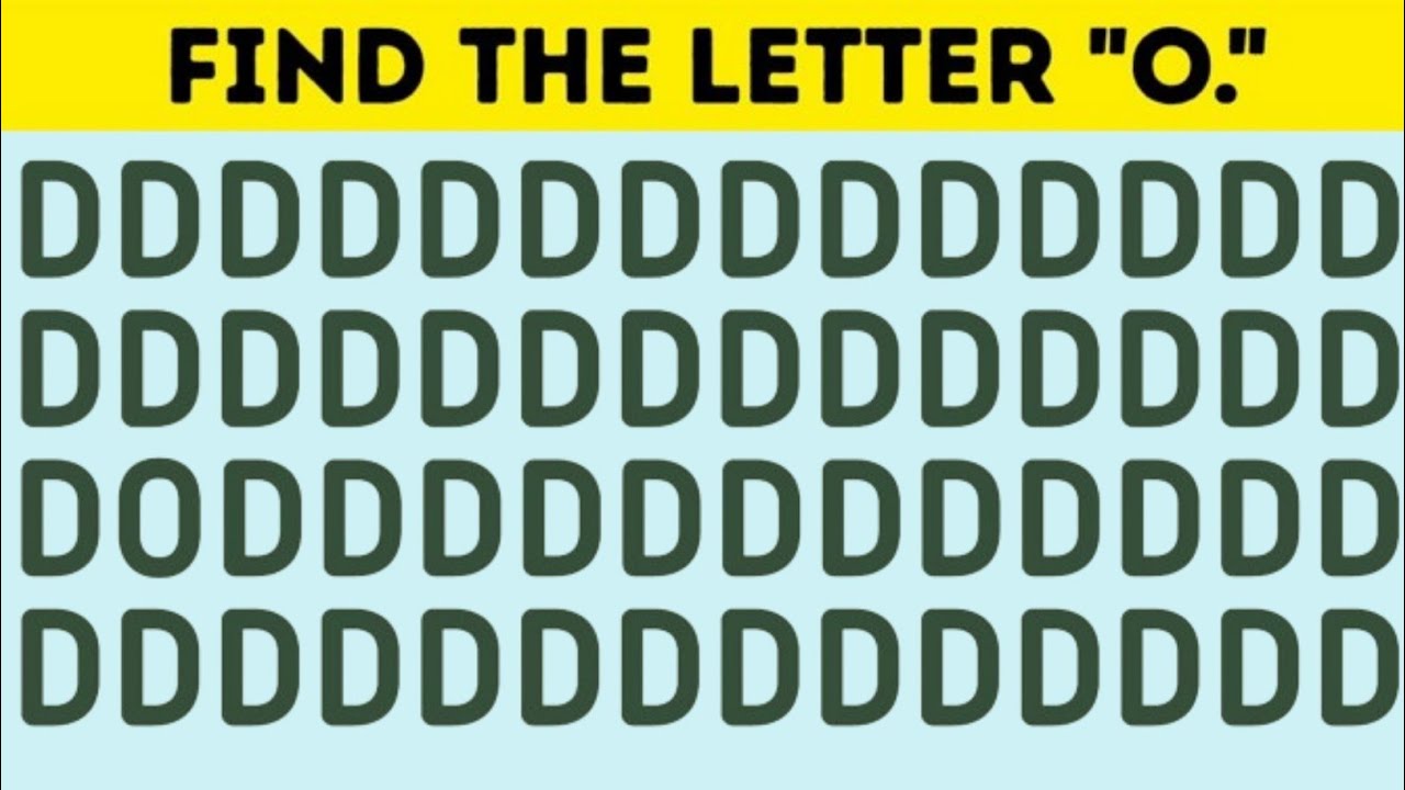 Find The Odd One Out || Find The Odd Letter Out || Any Quiz