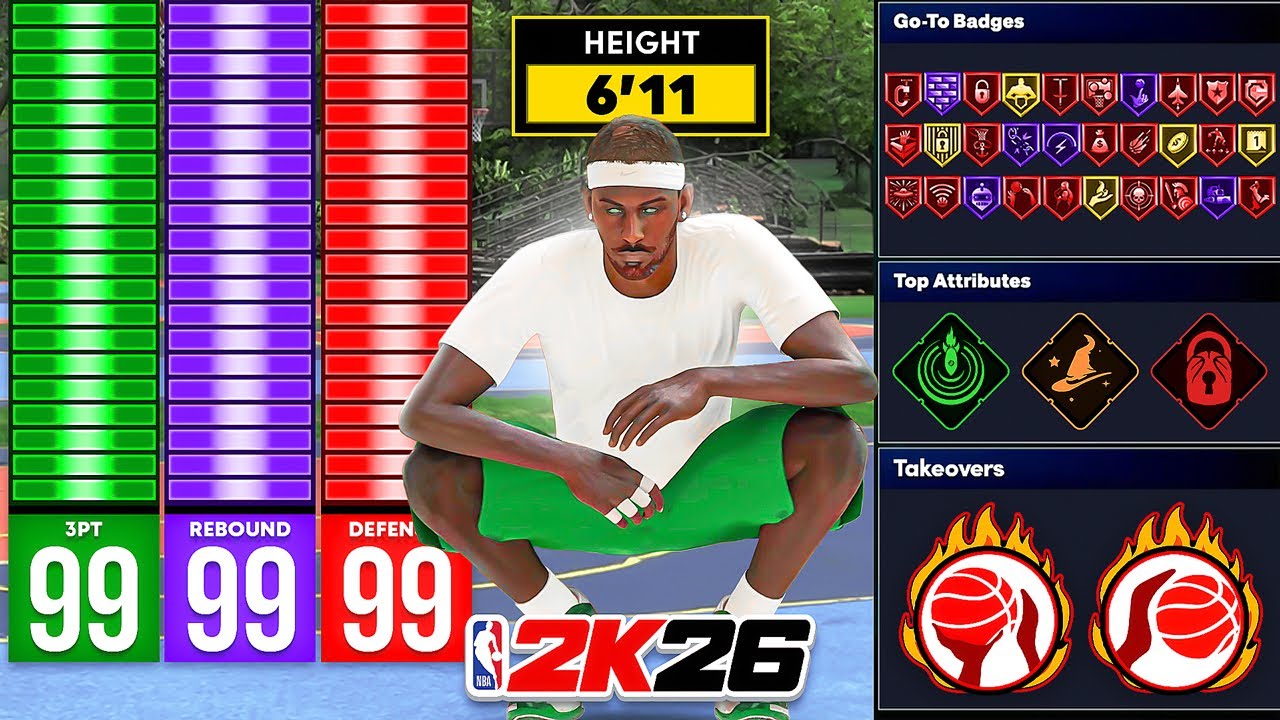 SPANKING SHII WITH MY 6’11 POINT GUARD & THE BEST DRIBBLE MOVES FOR TALL GAURDS IN NBA 2K26
