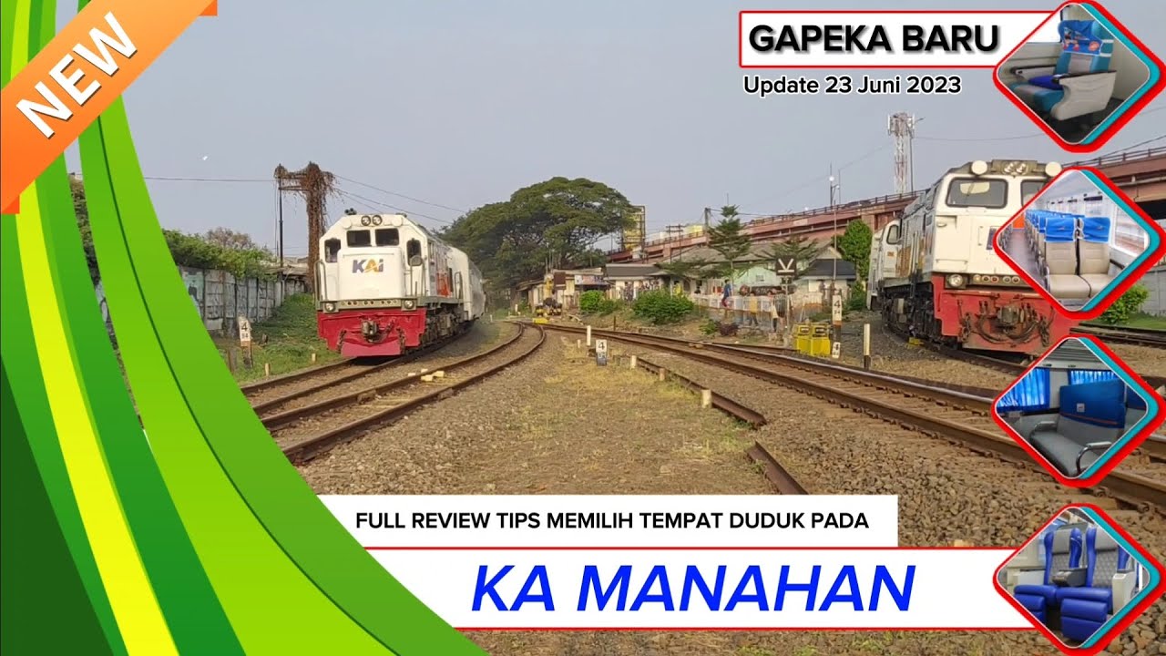 Tips memilih nomor tempat duduk eksekutif pada KA Manahan