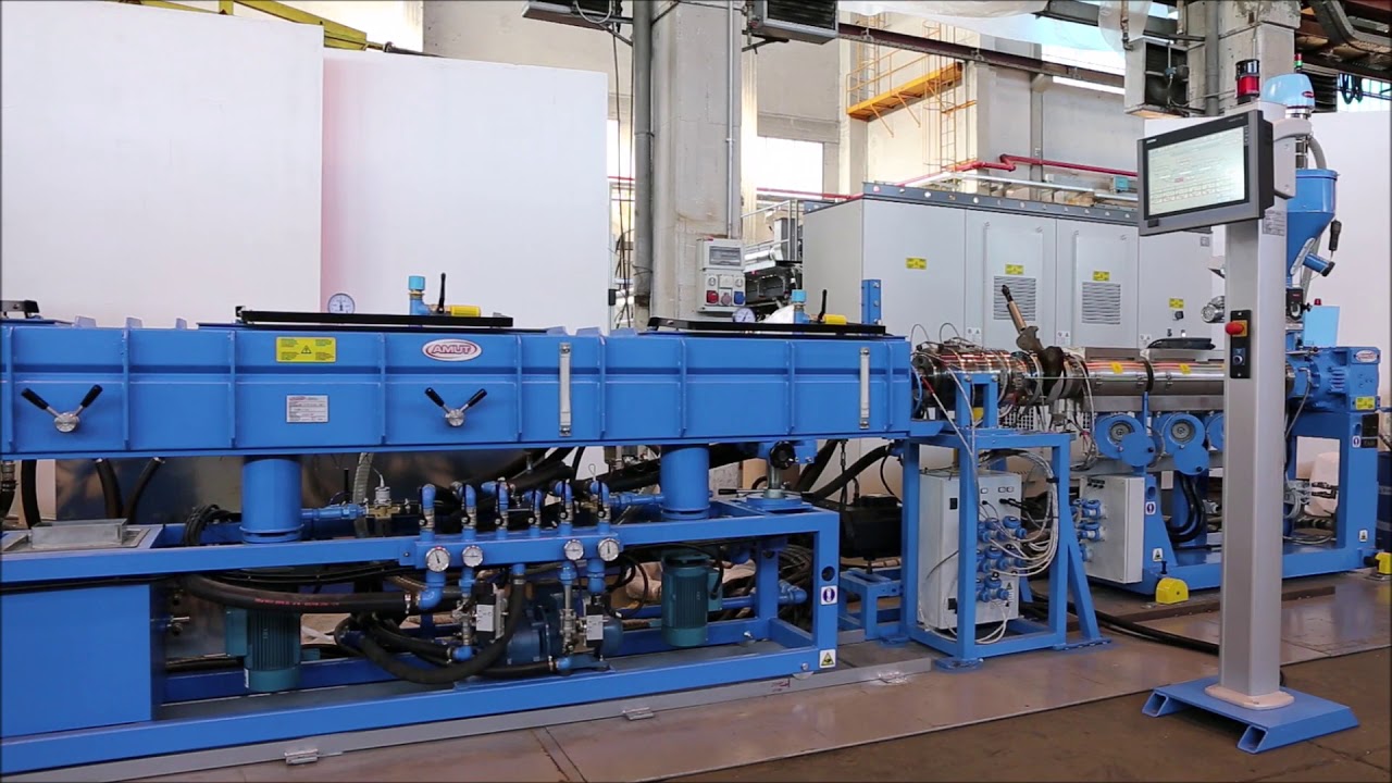 Extrusion line for the production of shotgun shell