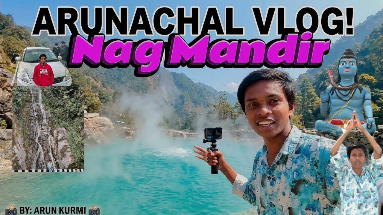 Arunachal Bomdila vlog @arun25500  / / Nag Mandir vlog// Waterfall vlog video #arunkurmi 