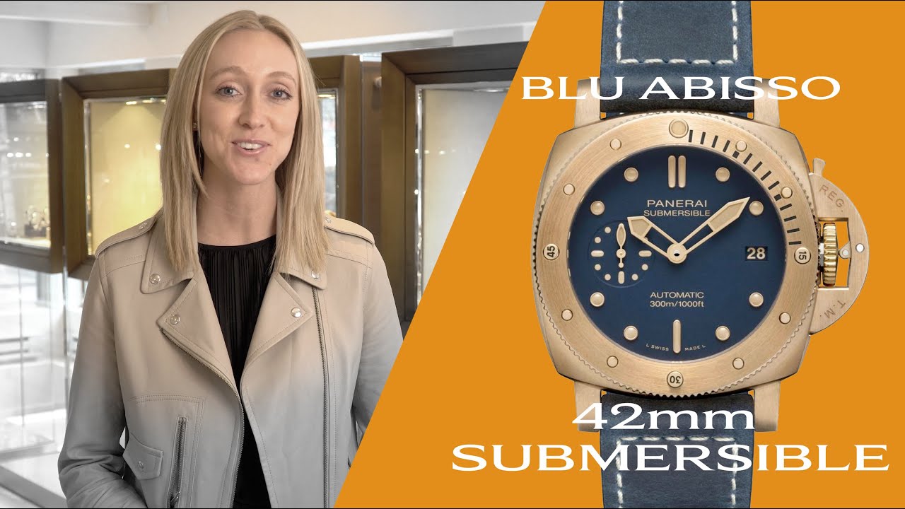 PAM01074 "Blu Abisso" or "Baby Bronzo" -- Review -- The First Bronze 42mm Submersible from Panerai