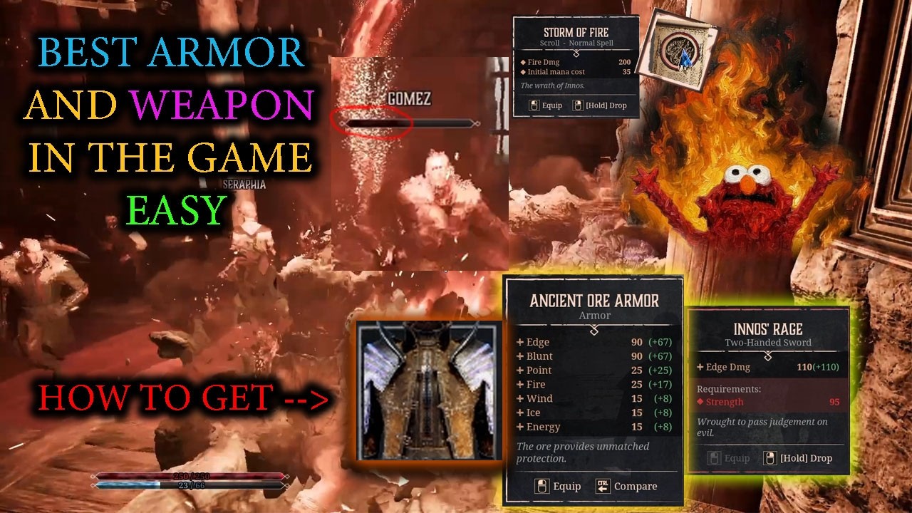 Gothic Remake how to get the best armor and 2h in the game QUICK!