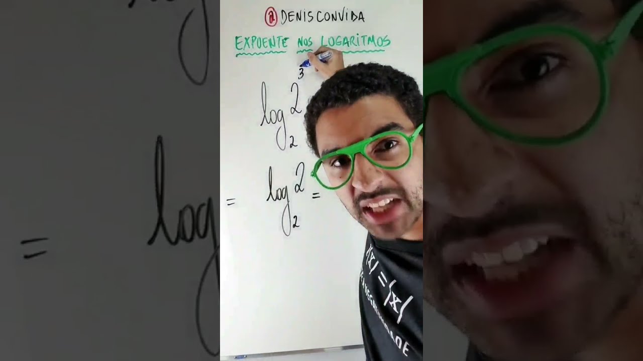LOGARITMOS | Expoentes nos logaritmos #shorts