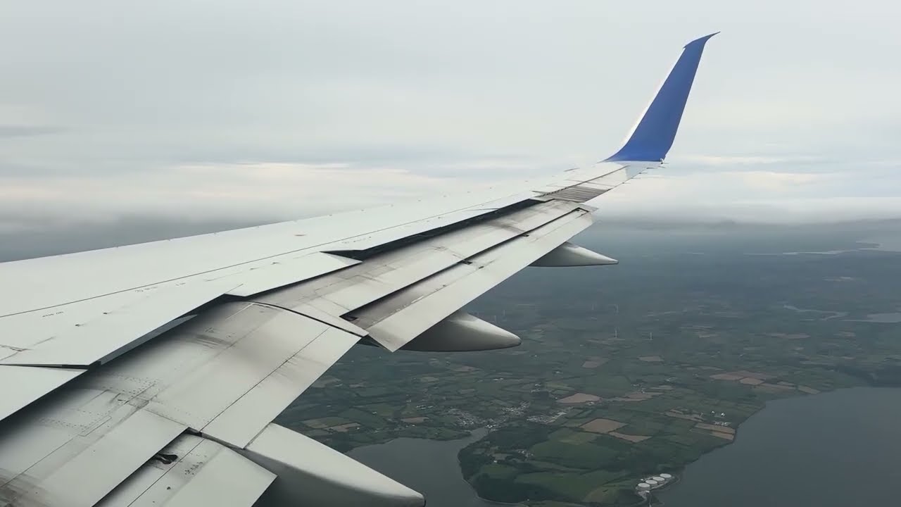 Boeing 757 Approach, Landing at Shannon, Ireland
