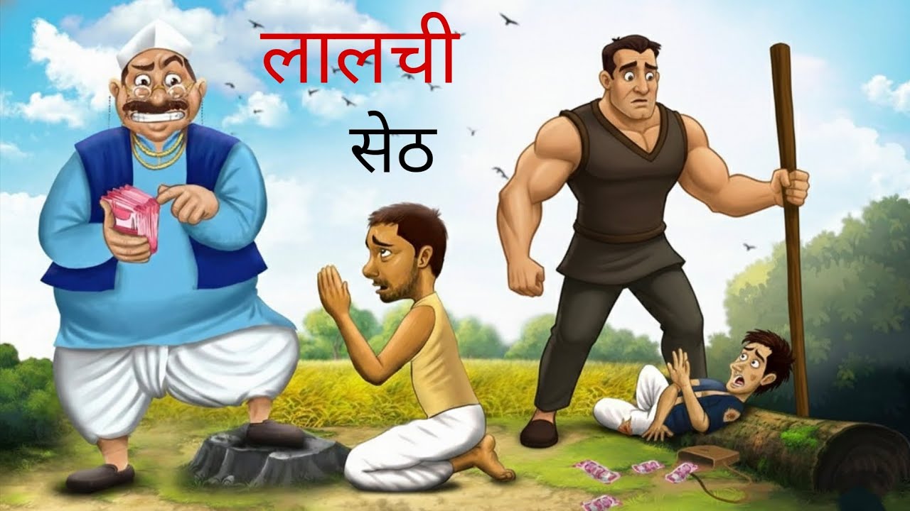 लालची सेठ|| Lalchi Seth || New Cartoon Video #Newhindidubbedmoralstory #moralstories #bedtimestories