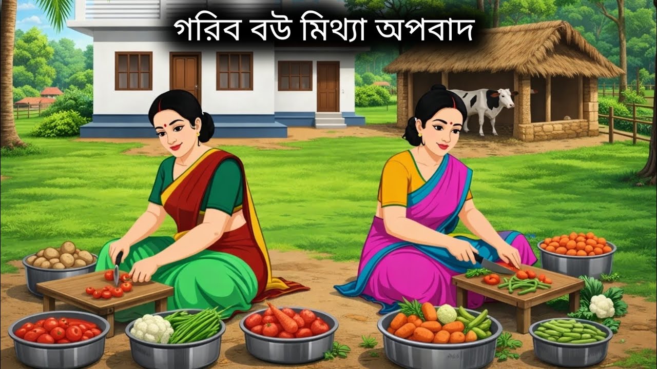 গরিব বউ মিথ্যা অপবাদ।Bengali MoralStories Cartoon | Rupkothar Golpo।