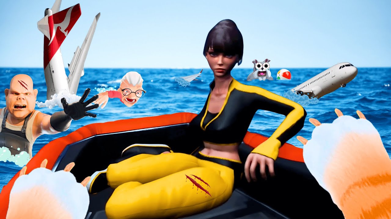 EXPLOTA el avión y Caemos al mar!