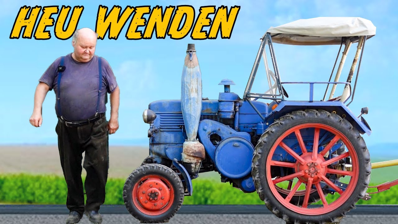 Der Lanz Bulldog will Heu wenden