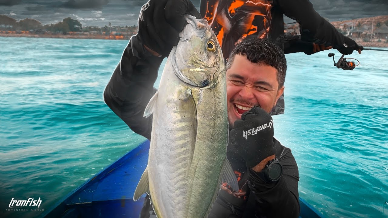 Batendo Artificial até Fisgar o Peixe 🐟🎣 #rioceará #pescaria