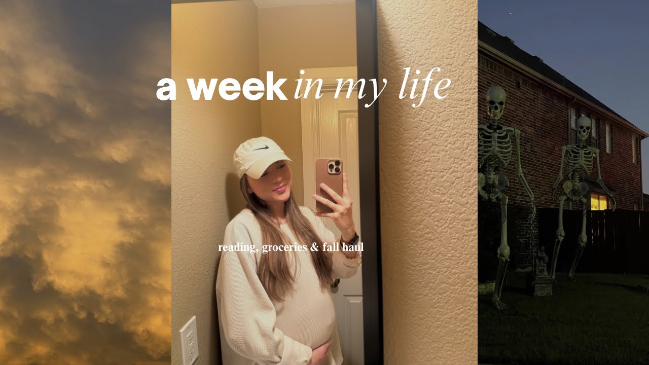 Week in My Life | Reading, grocery trips & fall haul
