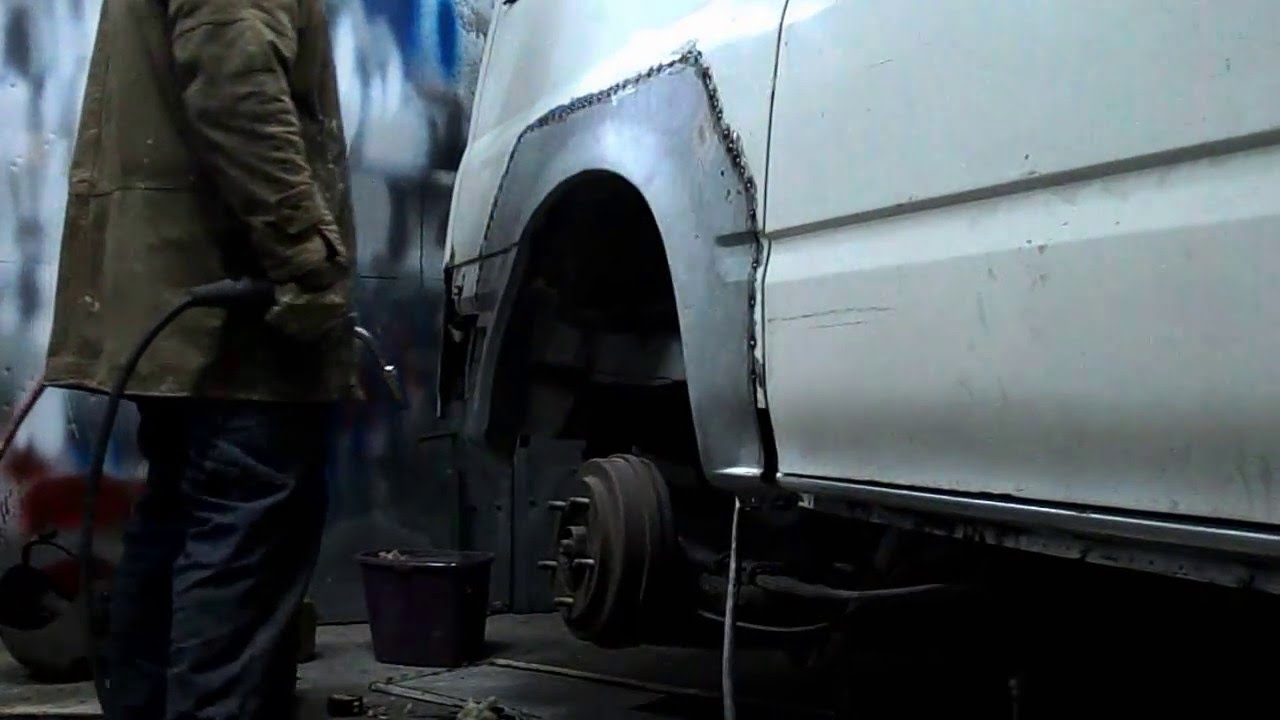 Remont blacharski busa Ford transit część 1