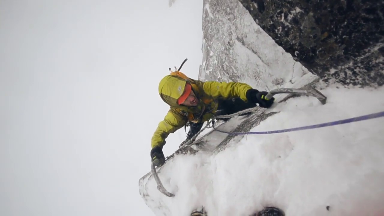 Scottish winter climbing: The Starting Blocks (VII, 8) Glencoe