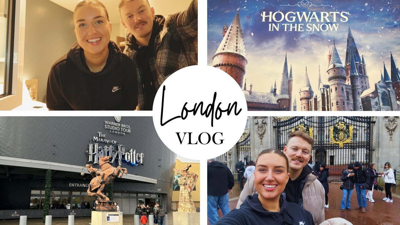 LONDON VLOG | 2 | Christmas in London, Harry Potter studios, Covent Garden