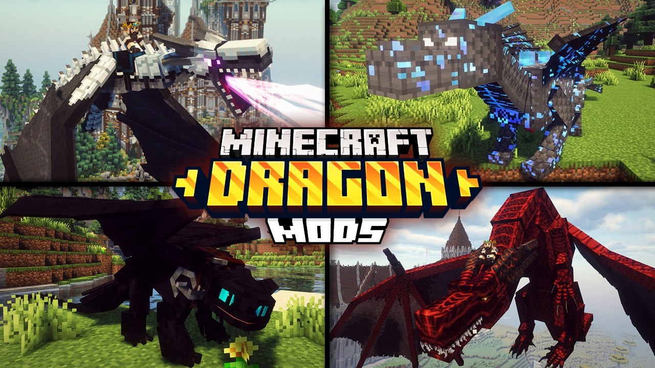 Топ-10 модов на драконов для Minecraft в 2026 году!