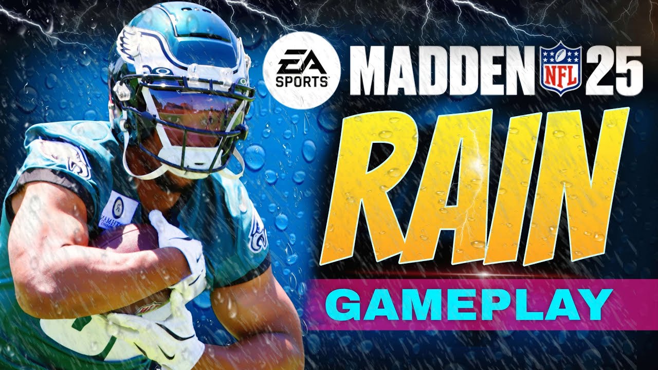 Madden 25 RAIN Gameplay! FULL GAME! Eagles vs Cowboys