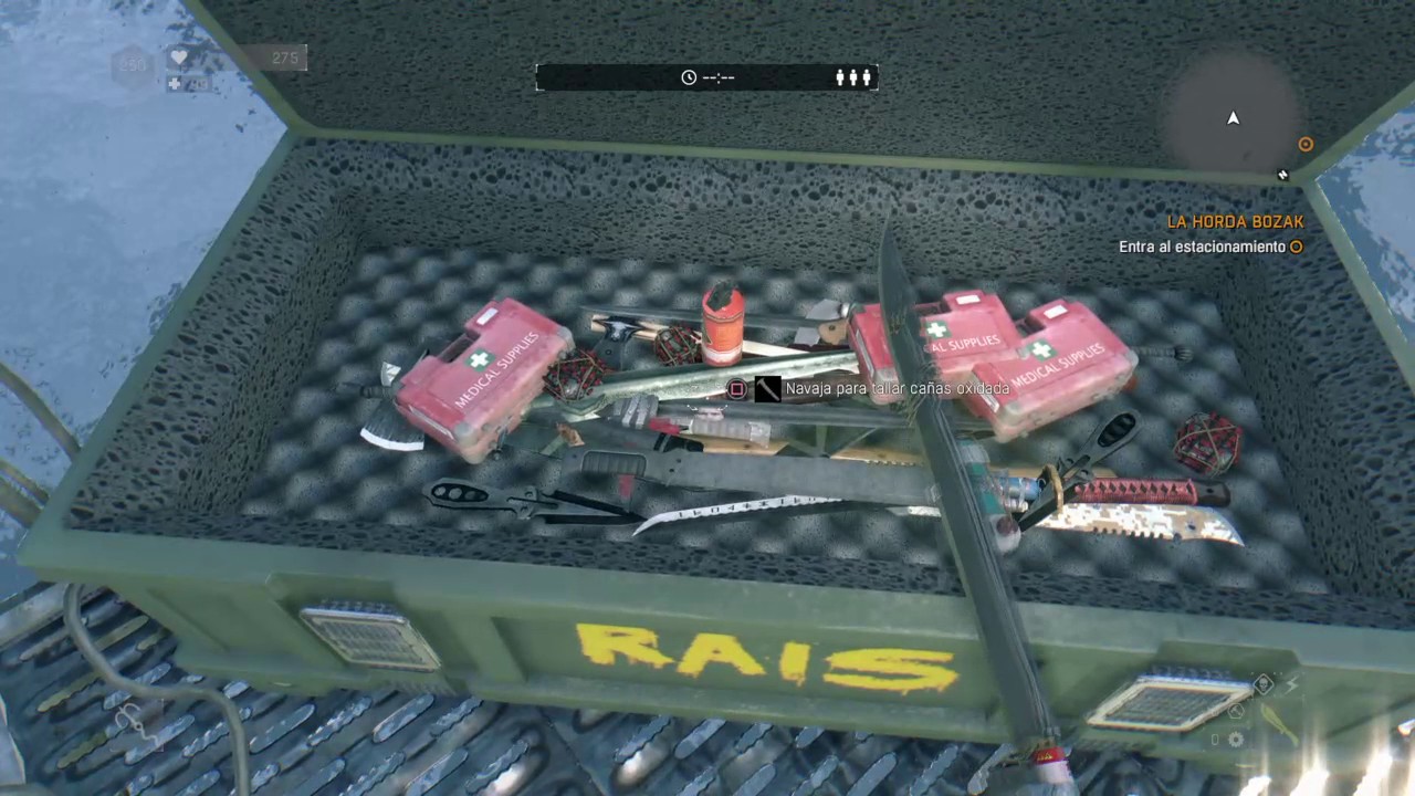 Glitch saliendo de bozak/conseg. Armas y volver al desfio bozak Dying Light