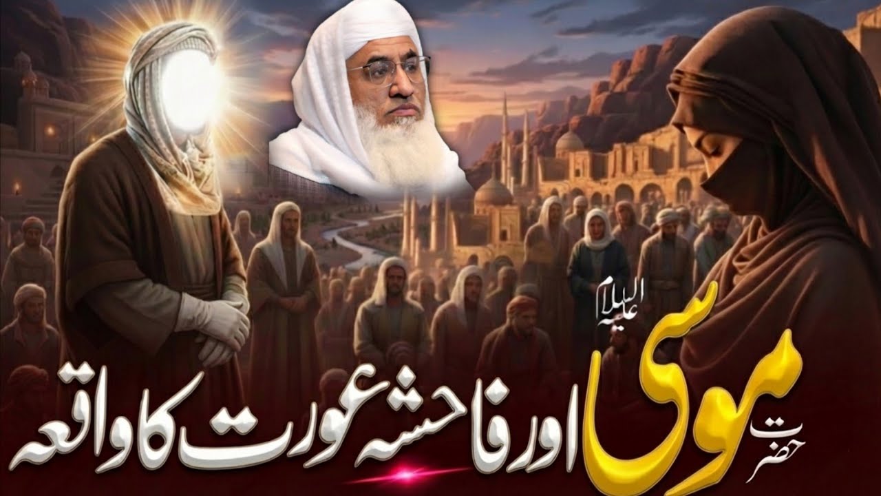 حضرت موسیٰ علیہ السلام او د یو بدکارا خزے واقعہ | Molana Sheikh Idrees Pashto Bayan