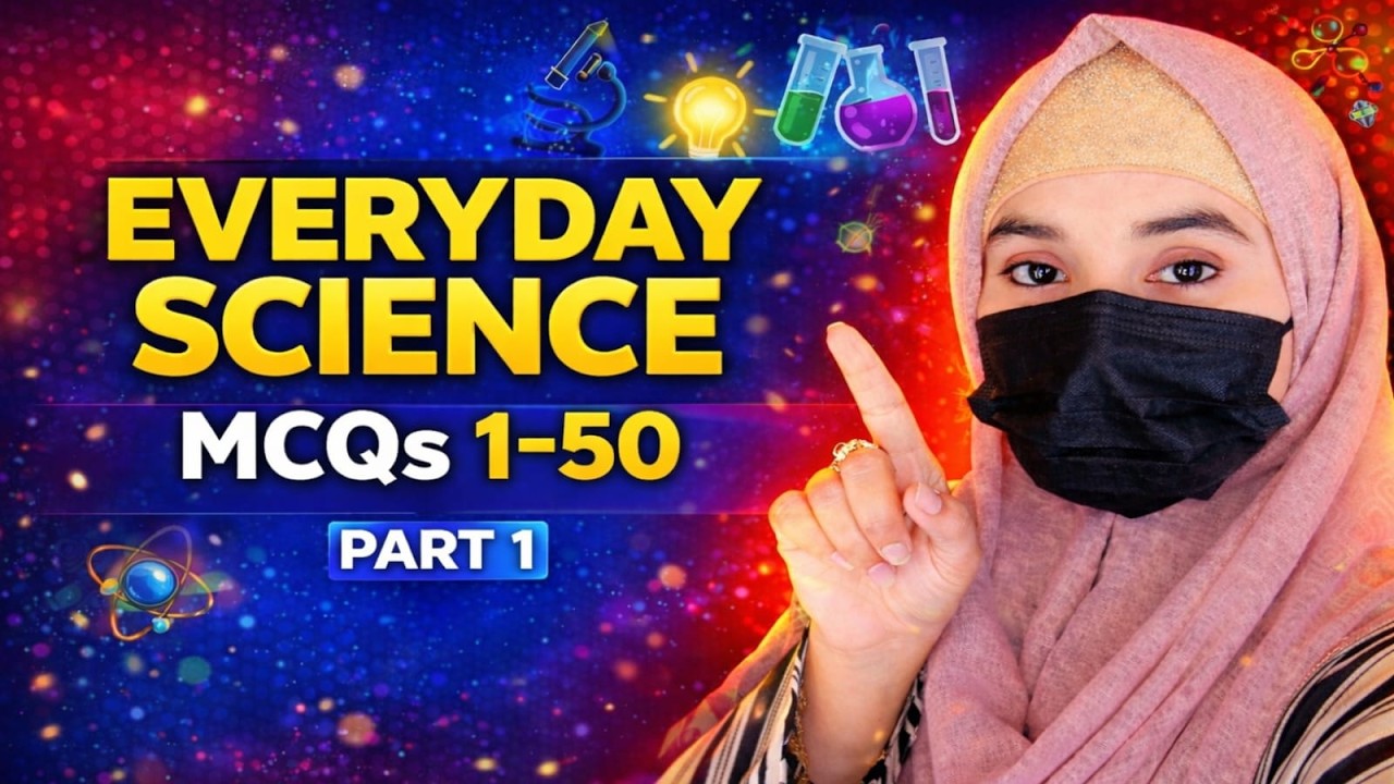 🎯 Top 50 Everyday Science MCQs  || Competitive Exams  Part 1