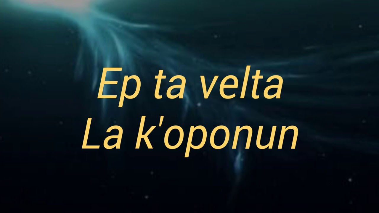 Claudia Gómez - Ep ta velta la k'oponun / Letras Tzotzil #58