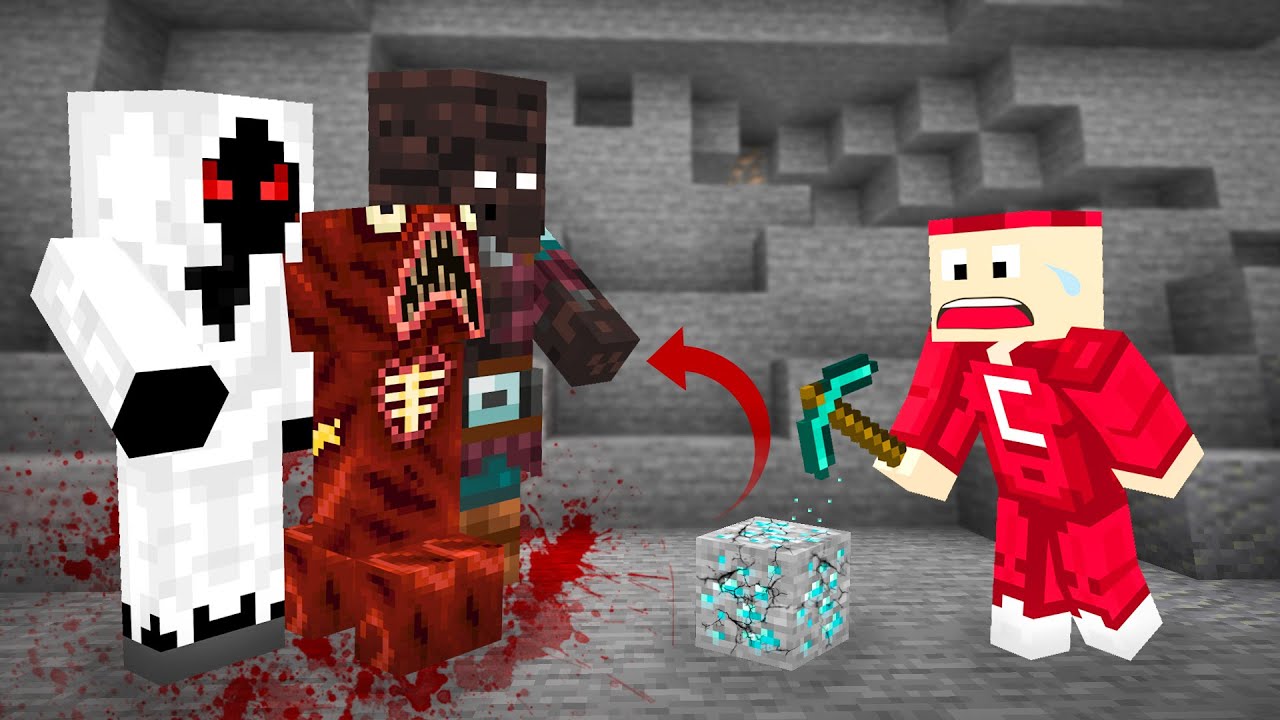 Minecraft Nhưng Đào là Kinh Dị