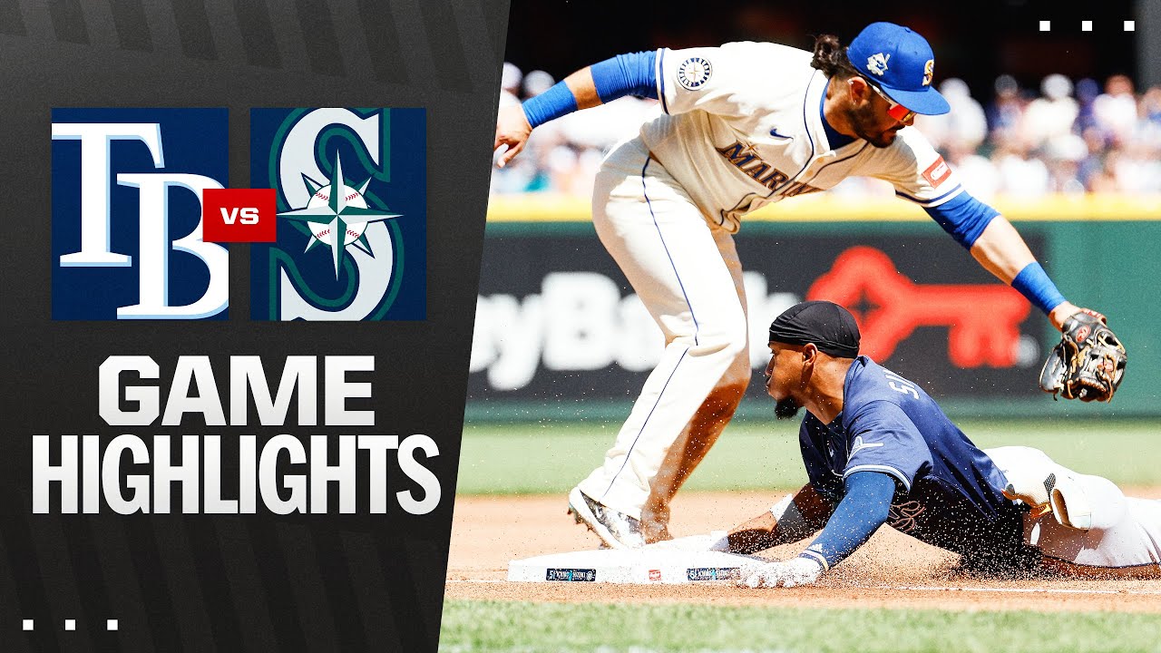 Rays vs. Mariners Game Highlights (8/10/25) | MLB Highlights