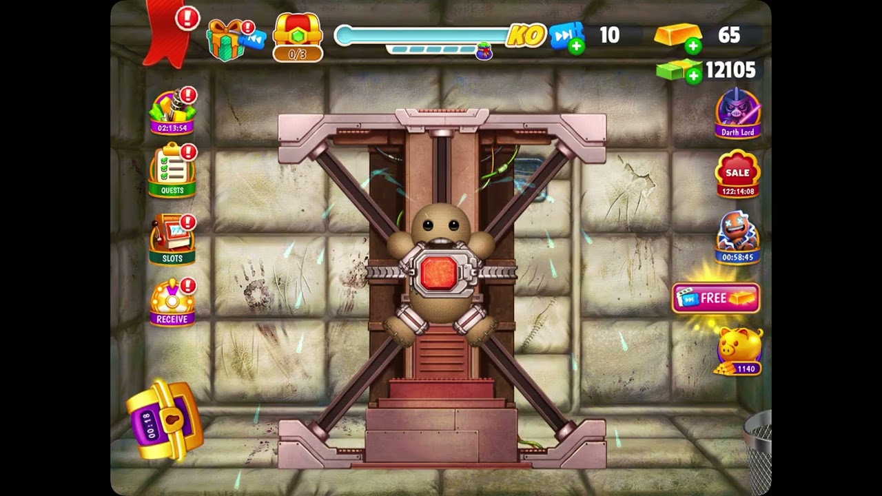 Kick the buddy happy Halloween ghost pirate trick-treat and mech rack