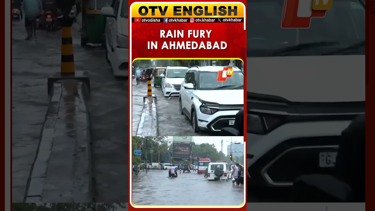Gujarat: Heavy Rain Triggers Severe Waterlogging Across Ahmedabad | OTV