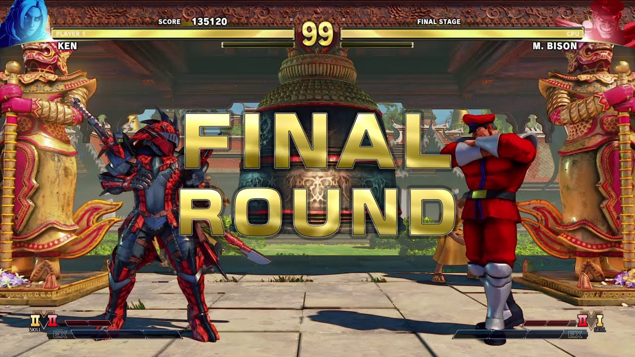 STREET FIGHTER V: CHAMPION EDITION - ARCADE MODE WITH KEN [SFII PATH]