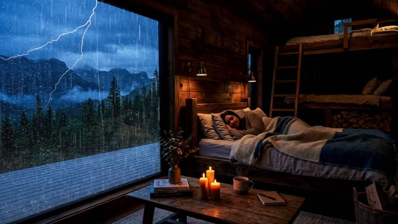 Natural Forest Rain for Insomnia | Calm Your Mind for Better Sleep