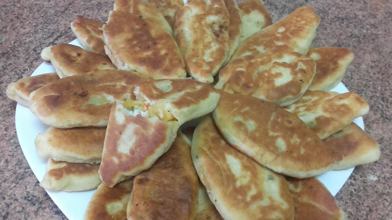 Fataer rellenos de verduras y atún sin horno/Comida de Marruecos