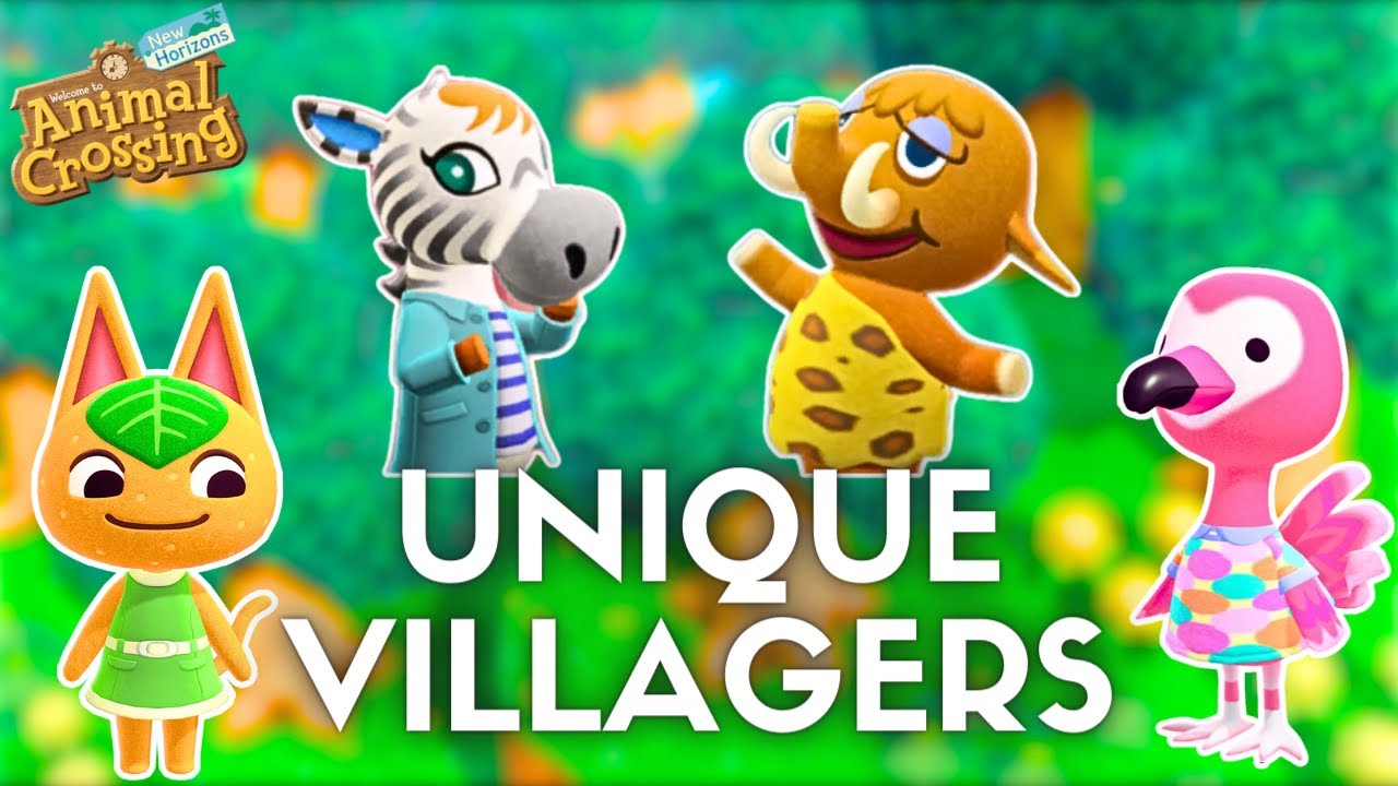 Уникальные жители деревни в Animal Crossing New Horizons