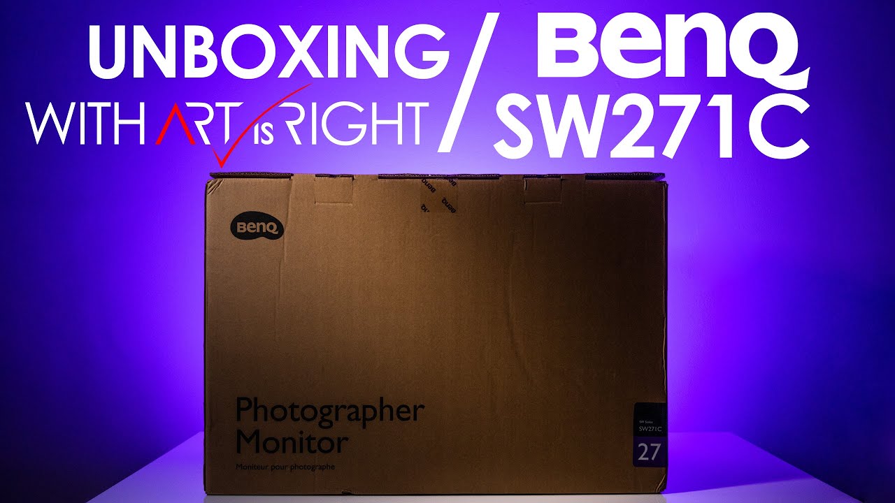 BenQ New SW271C Unboxing, Setup & First Impressions