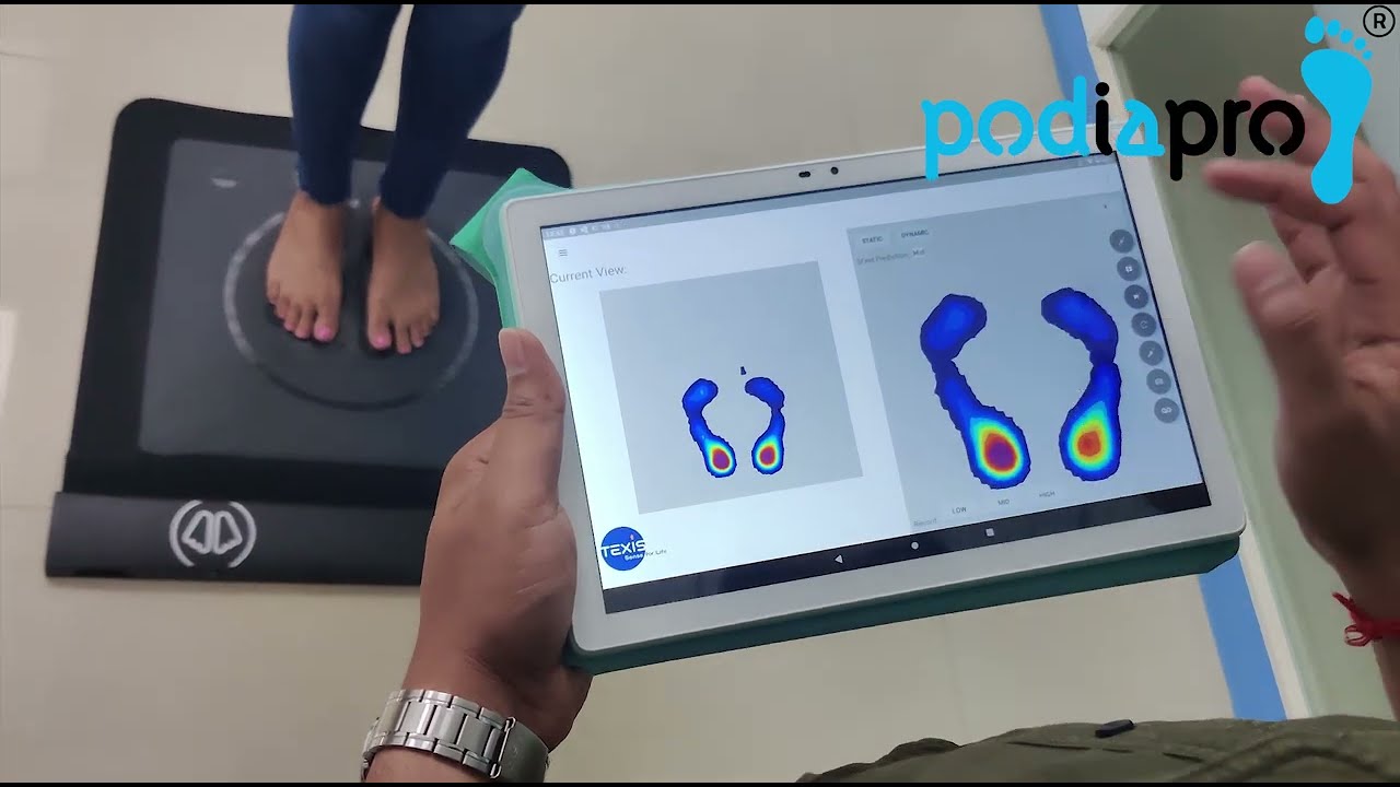 Pressmat foot scanner available with Podiapro