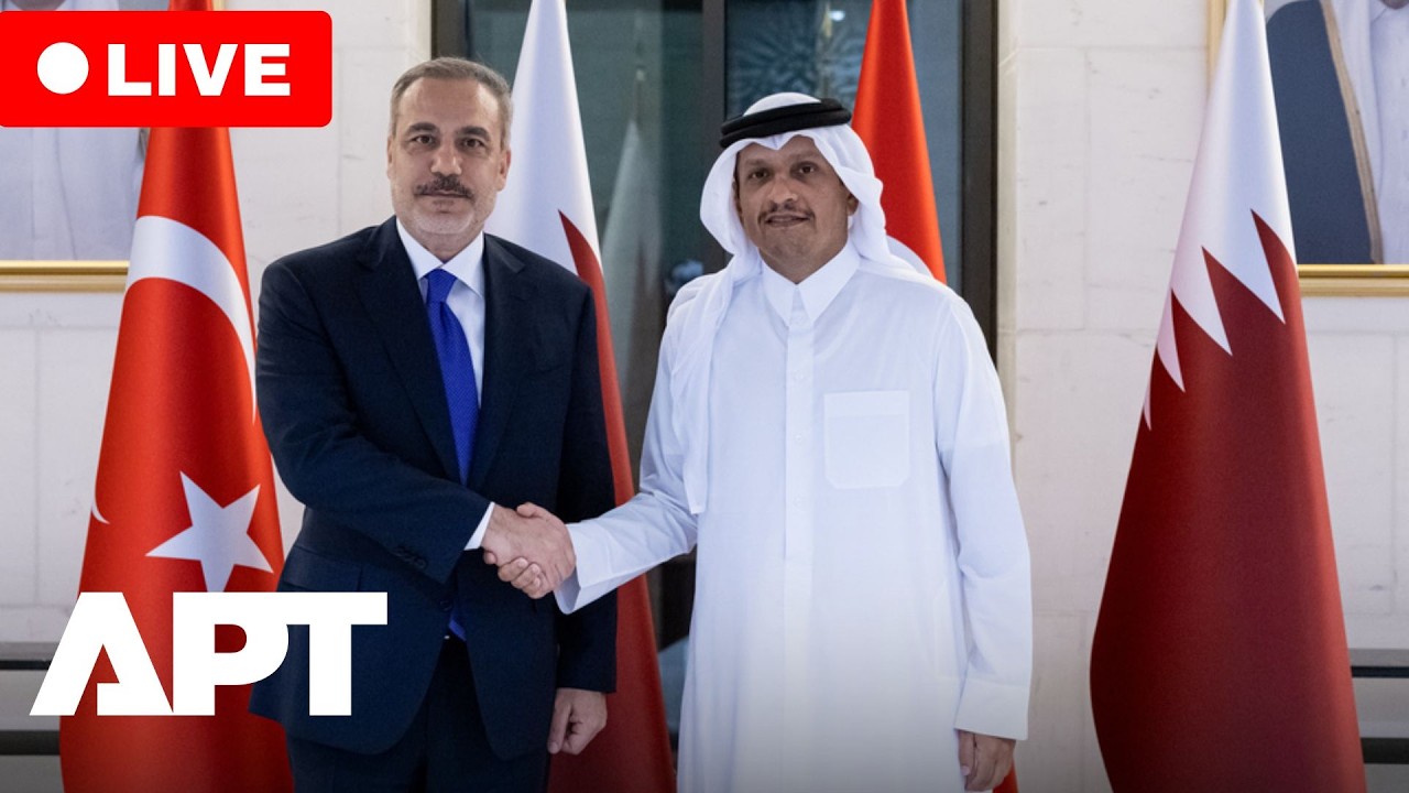 LIVE | Qatar, Turkey Foreign Ministers Hold Joint Press Conference in Doha After Iran Talks | APT
