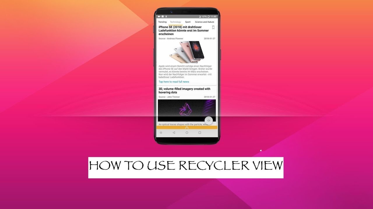 Kotlin Tutorial - How to use Recyler view