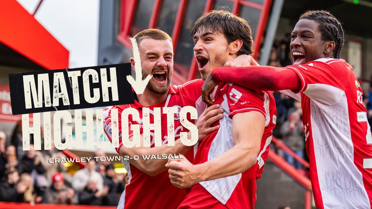 Crawley Town v Harrogate Town Highlights