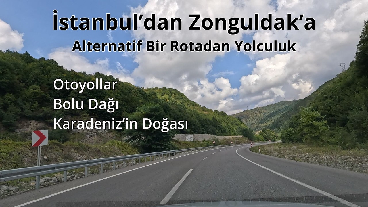 Journey from Istanbul to Zonguldak, Turkey | Motorways, Bolu Mountain, and Black Sea Nature