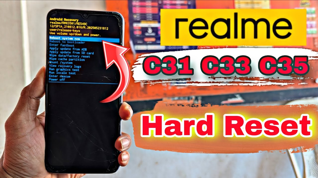 Realme C31/ C33/ C35  Screen Unlock | Hard Reset | Forget Password Remove easy tips 